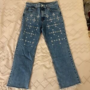Lucky Brand Embroidered Jeans